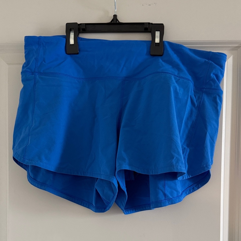 Lululemon Athletica Bright Blue Women's Athletic Shorts